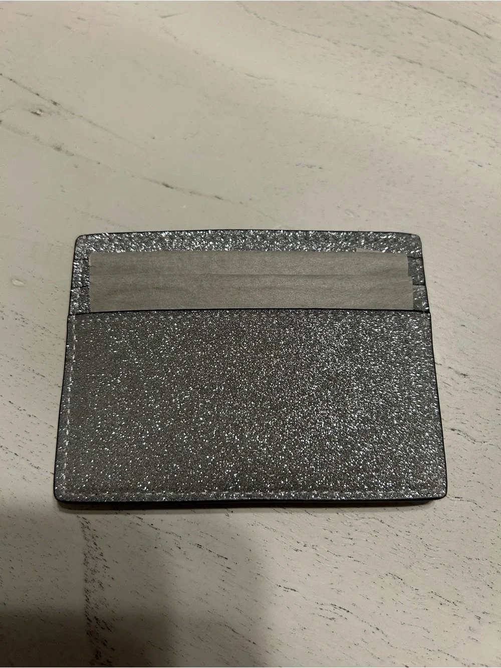 Brand New Silver Kate Spade Cardholder
